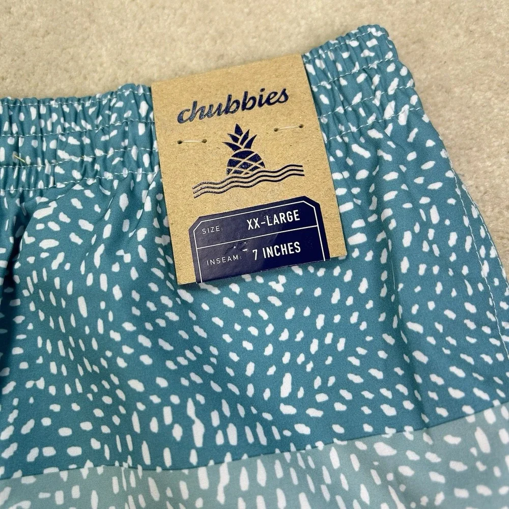 Chubbies Whale Sharks Classic Swim Trunks Men XXL 7